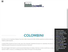 Tablet Screenshot of costruzionimeccanichecolombini.com